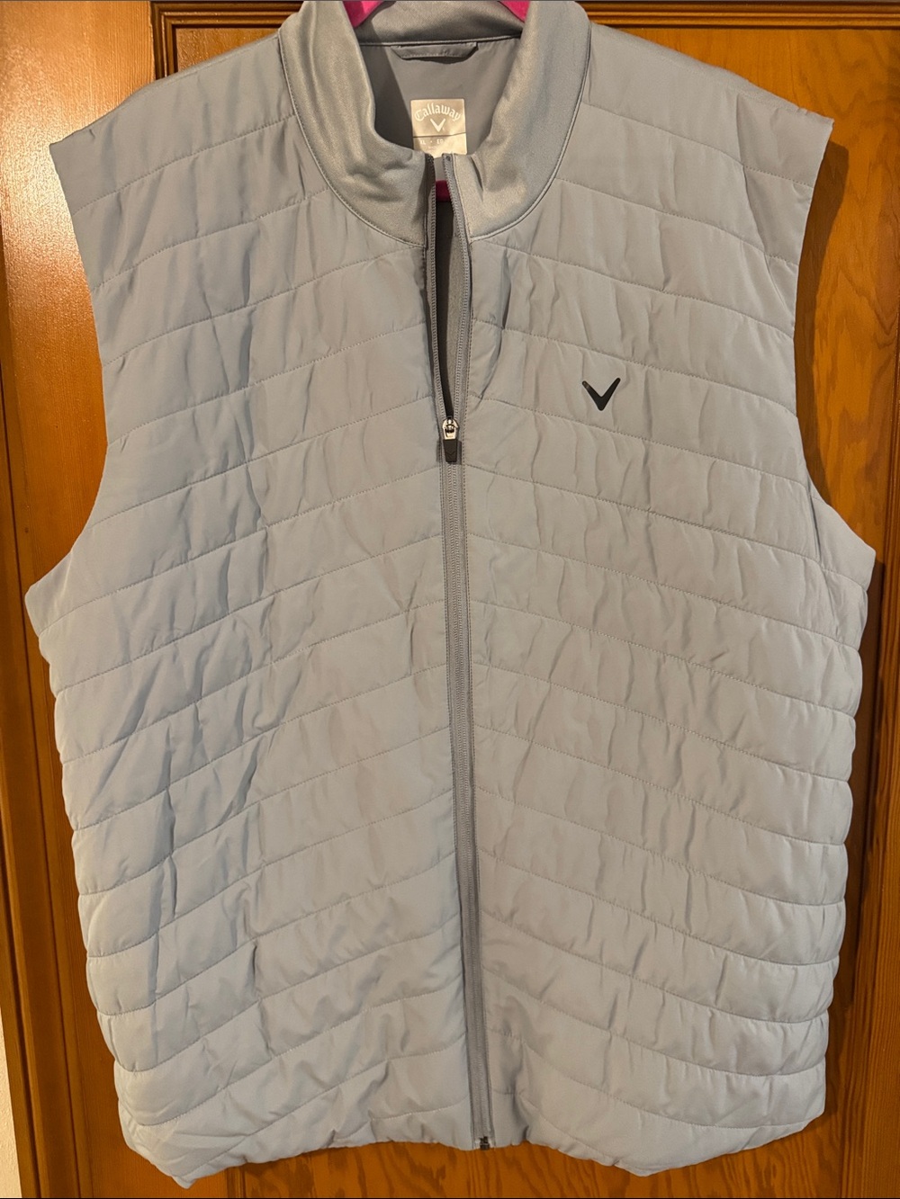 Callaway Light Blue Quilted Men’s Sleeveless Vest